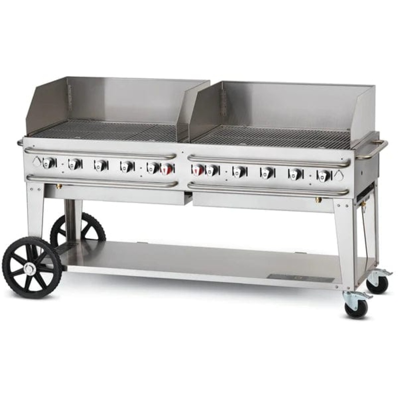 Crown Verity 72" Rental Gas Grill with 2x Windguard Package (50/100 lb Tanks Only)