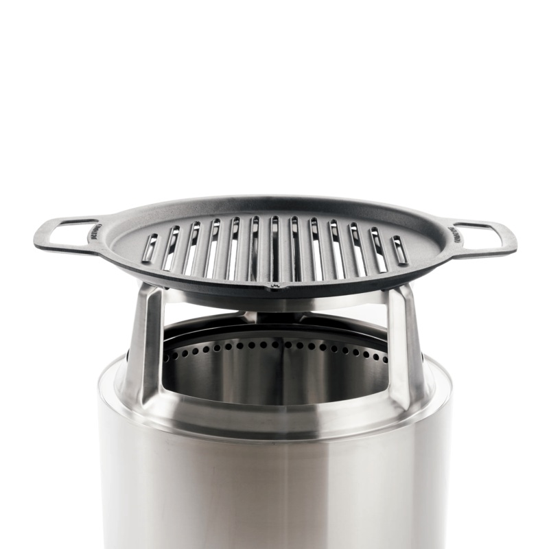 Solo Stove Bonfire Cast Iron Grill Top + Hub - SSBON-COOKING-BUNDLE