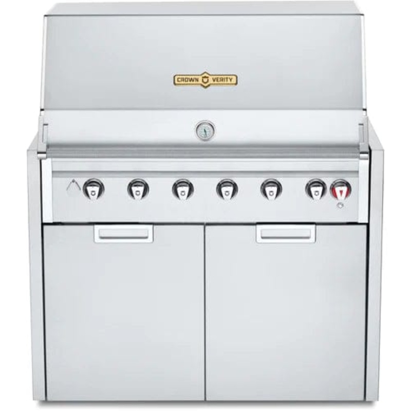 Crown Verity 42" Infinite Modular Gas Grill with Light Package & Propane Tank Holder