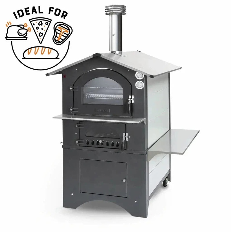 Fontana Forni Gusto 80 Wood-Fired Dual Chamber Pizza Oven