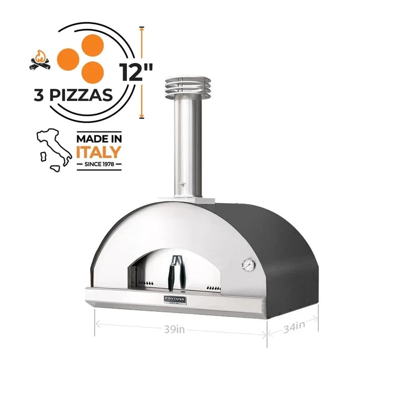 Fontana Forni Mangiafuoco Wood-Fired Pizza Oven