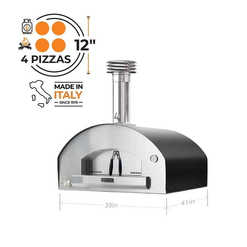 Fontana Forni Roma Hybrid Gas & Wood Pizza Oven