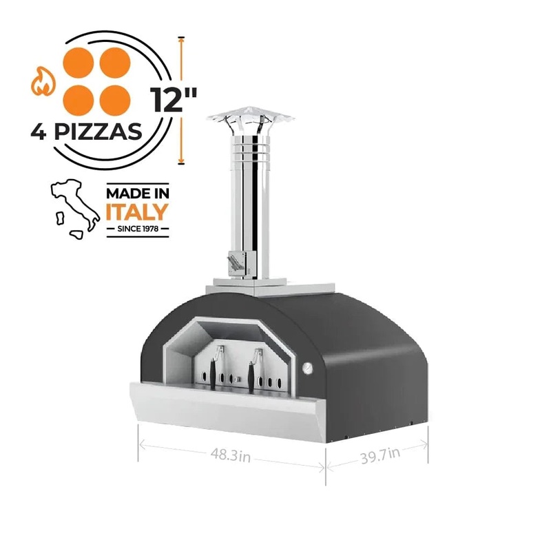Fontana Forni Vulcano Commercial Wood-Fired Pizza Oven
