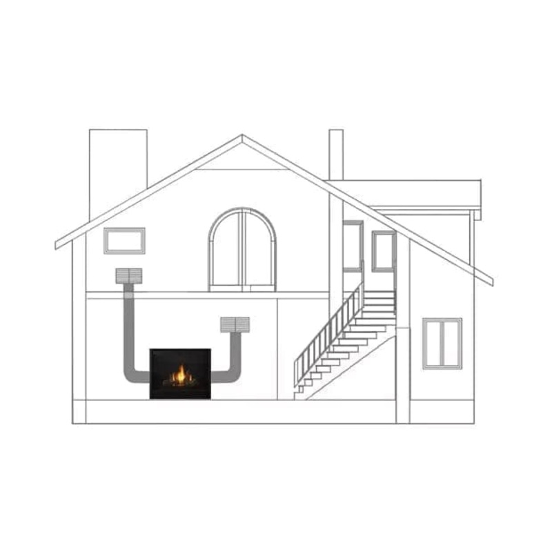 Heat & Glo Heat-Zone Kit - HEAT-ZONE-GAS