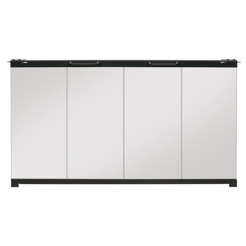 Dimplex Bi-Fold Look Glass Door (BF33DXP) - BFDOOR33BLKSM