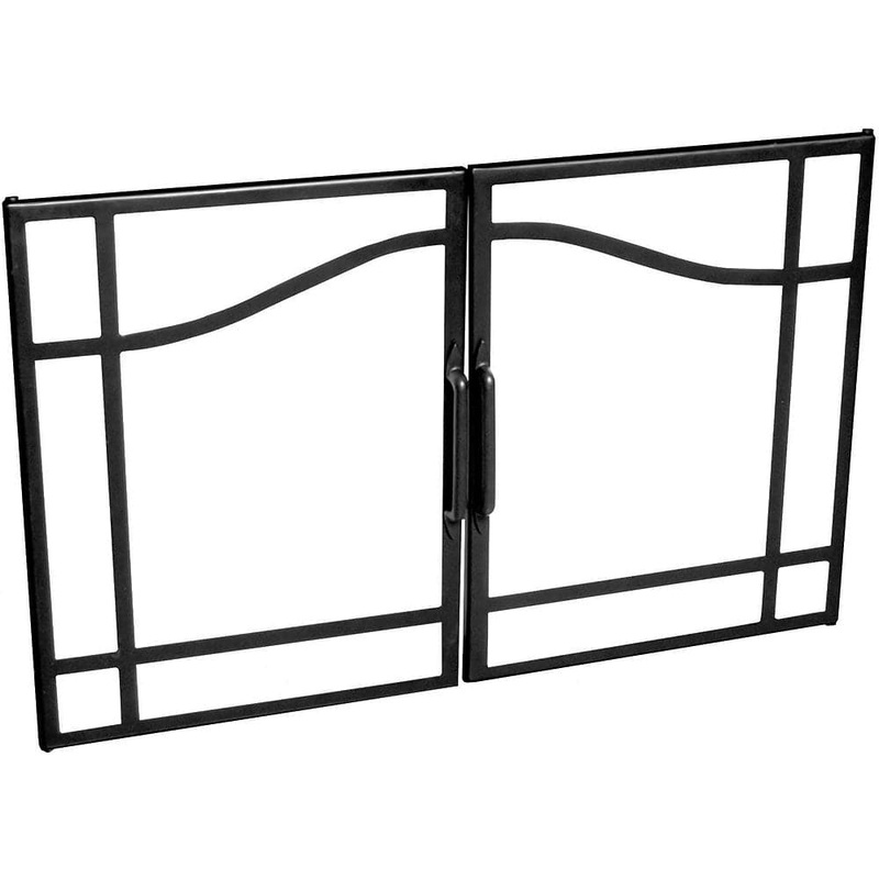 Dimplex Swing Glass Door w/ Black Accents (BF33DXP) - BFSDOOR33BLK