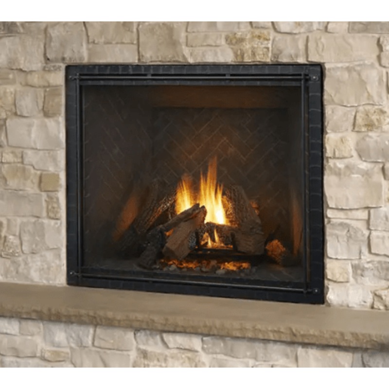 Heat & Glo True 42" Indoor Gas Fireplace (Tranquil Greige Refractory)