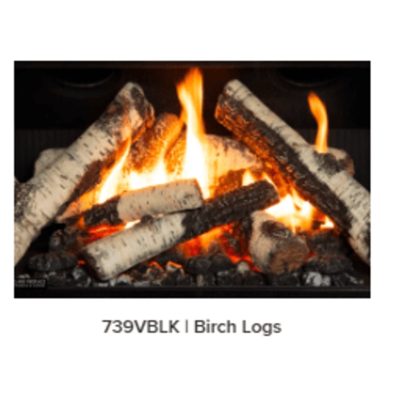 Valor Birch Log Set (739VN / VP) - 739VBLK