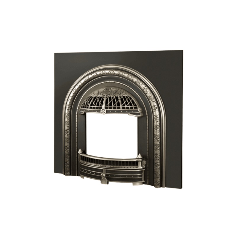 Valor Black Windsor Arch Front w/ Cast Iron Plate (ZC Portrait Series) - 549AFBV2