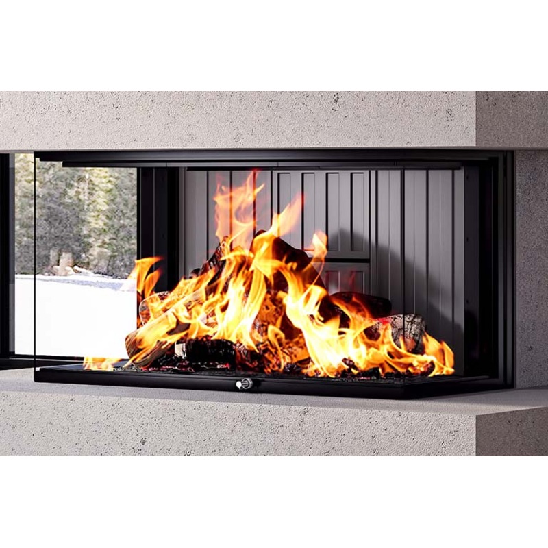 Ambiance Luxus Bay 40 Zero-Clearance Wood Fireplace