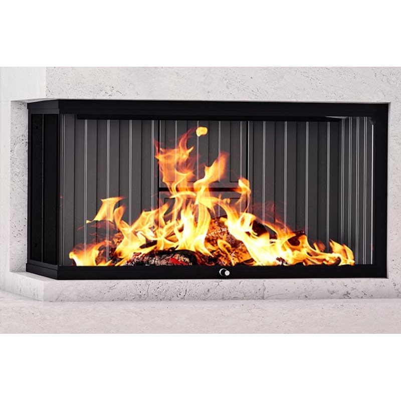 Ambiance Luxus Corner Left 40 Zero-Clearance Wood Fireplace