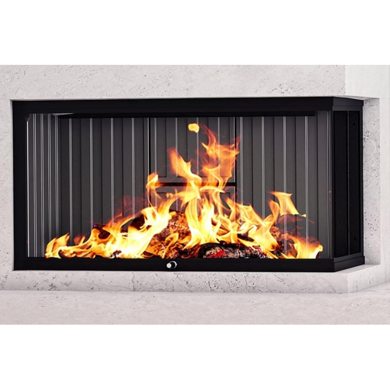 Ambiance Luxus Corner Right 40 Zero-Clearance Wood Fireplace