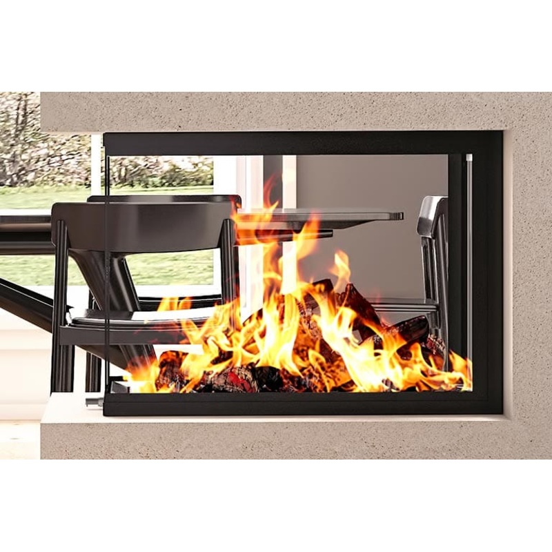 Ambiance Luxus Pier 28 Zero-Clearance Wood Fireplace
