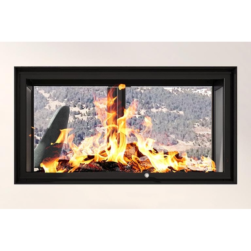 Ambiance Luxus See-Thru 40 Zero-Clearance Wood Fireplace