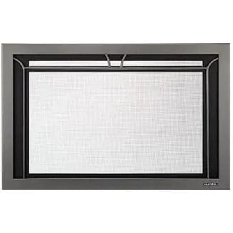 Heat & Glo 35" Iron Age Front, Black (Escape) - IA-FB35-BK