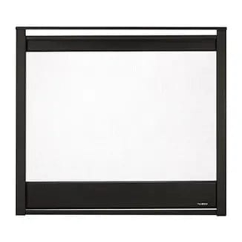 Heat & Glo Corner End Panel Firescreen Front - Black - COREP-36BK