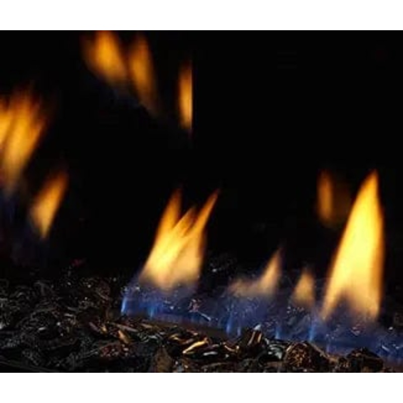 Heat & Glo Reflective Black Glass Liner for 30" contemporary units - LINER-MOD35-BK