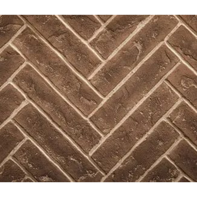Majestic 42" 4-Piece Brick Panels (Tavern Brown Herringbone) - BRICK42MPLTBH