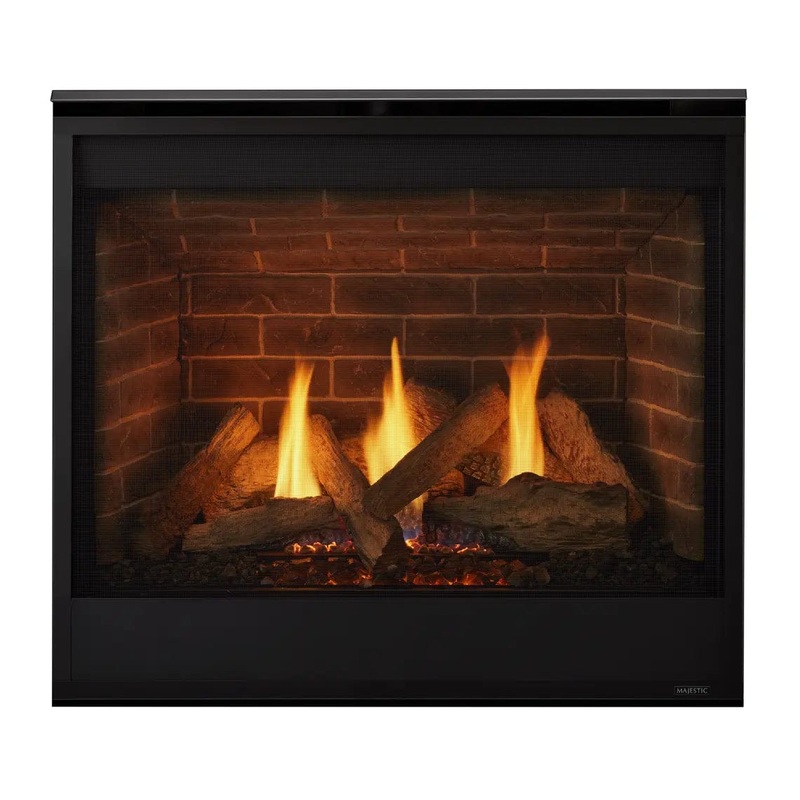 Majestic Quartz Platinum 36" Gas Fireplace