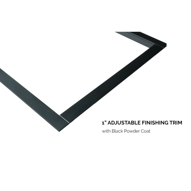 Valor 1" Adjustable Finishing Trim (LT2) - 2775LFB