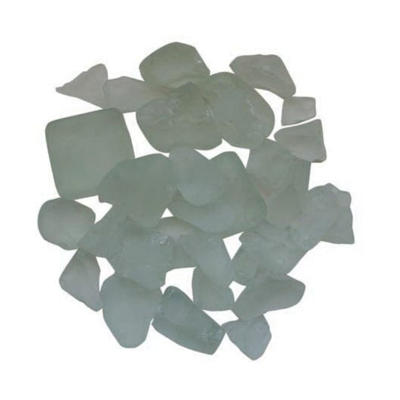 Amantii 1/4" Reflective Fireglass (Frosted White) - AMSF-GLASS-07