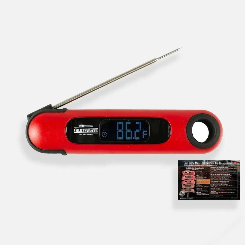 GrillGrate Temp & Time Instant Read Themometer - PT-75GG-RED