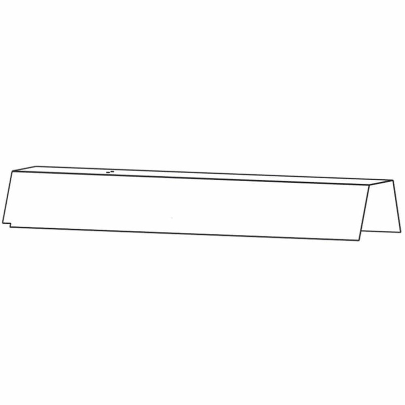 Heat & Glo 26" (660mm) Trimmable Heat Shield - DVP-HSM-B