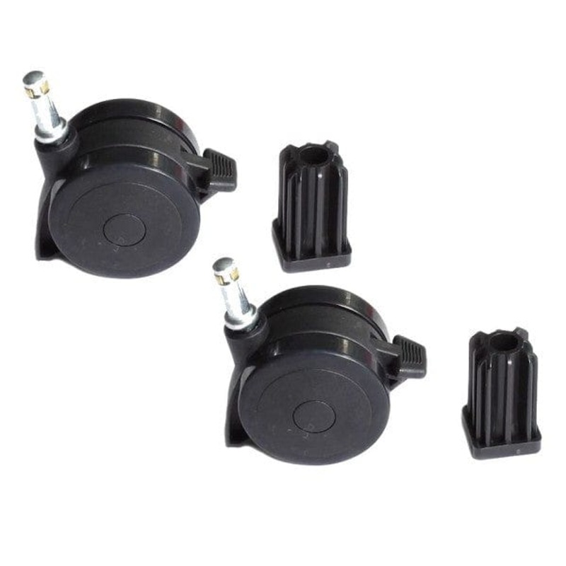 Napoleon Caster Kit (2) with Plugs  2" - N370-0053