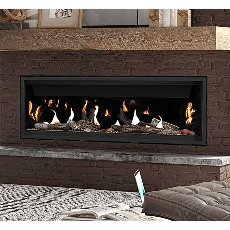 Ambiance Fireplaces Illusion 56 Linear Gas Fireplace