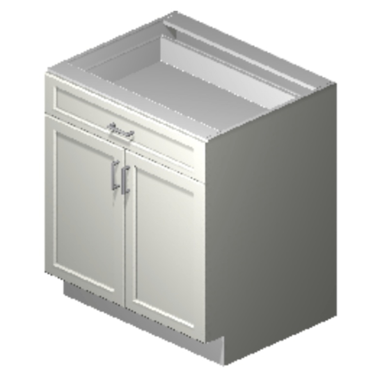 Precise Design Cabinetry - Base with 1 drawer and 2 doors (36")