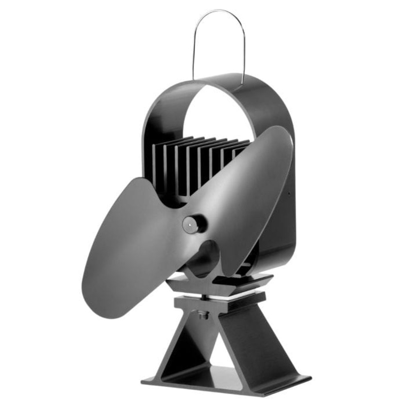 Caframo Ecofan AirDeco II 190 CFM Wood Stove Fan (Black) - 8204CAXBX