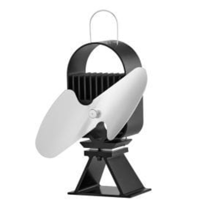 Caframo Ecofan AirDeco II 190 CFM Wood Stove Fan (Nickel) - 8204CAKBX