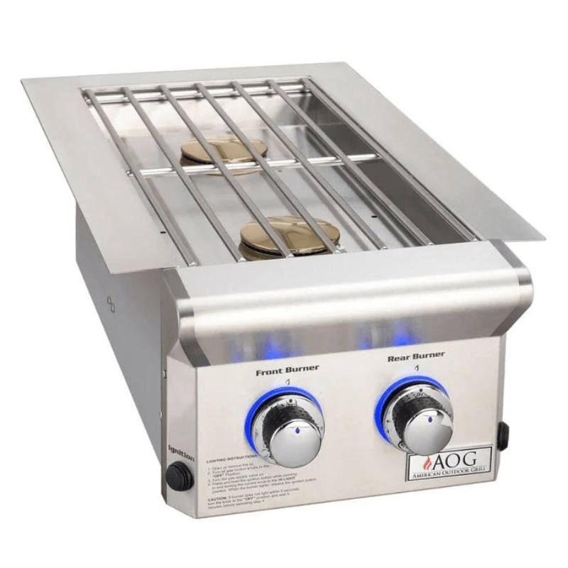 American Outdoor Grill Built-In Double Side Burner 25,000 BTUs (L Series)