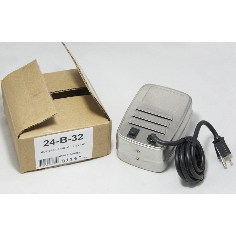 American Outdoor Grill Rotisserie Motor (Only for Hex Tip) - 24-B-32