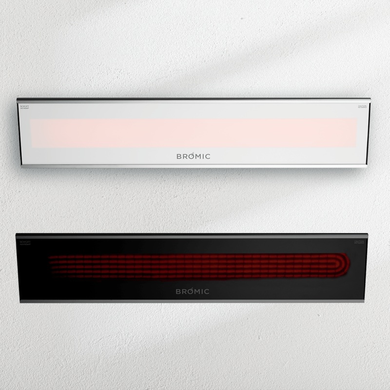 Bromic Heating Platinum Smart-Heat Radiant Infrared Outdoor Electric Marine Heater, 3400 Watt 208V