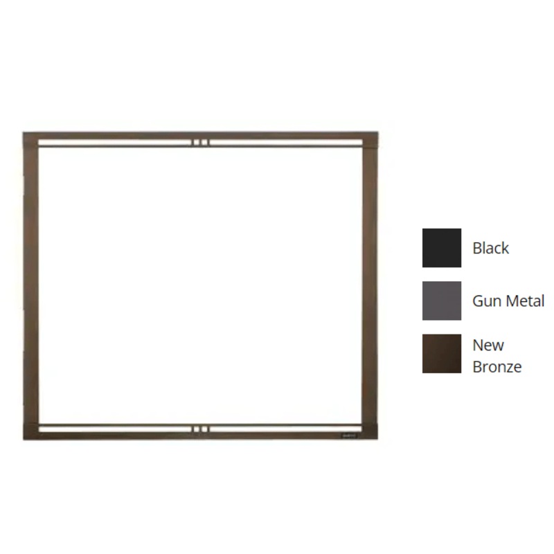 Majestic Firescreen Front (42" Black) - FSQM42BK