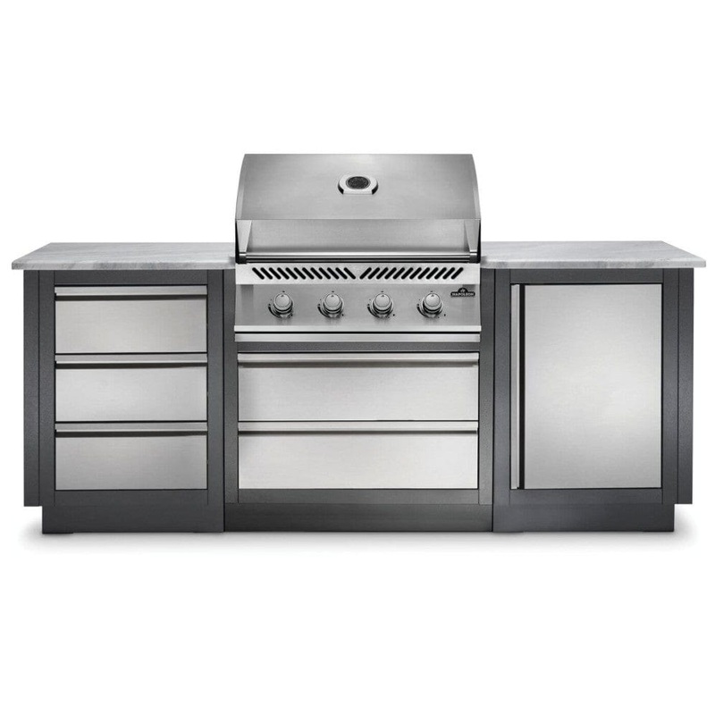 Napoleon Oasis 100 Outdoor Kitchen, Built-In 500 Series, Stainless Steel - ODK100-BI32SS
