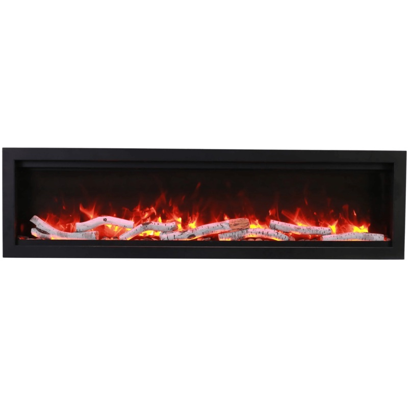 Amantii Symmetry Bespoke 100 Indoor / Outdoor Built-in Electric Fireplace
