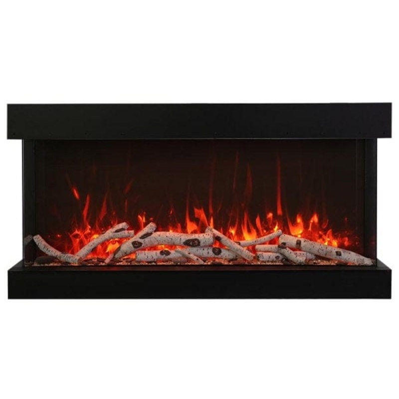 Amantii Tru-View Extra Tall Lumina 88 3-sided Indoor / Outdoor Electric Fireplace