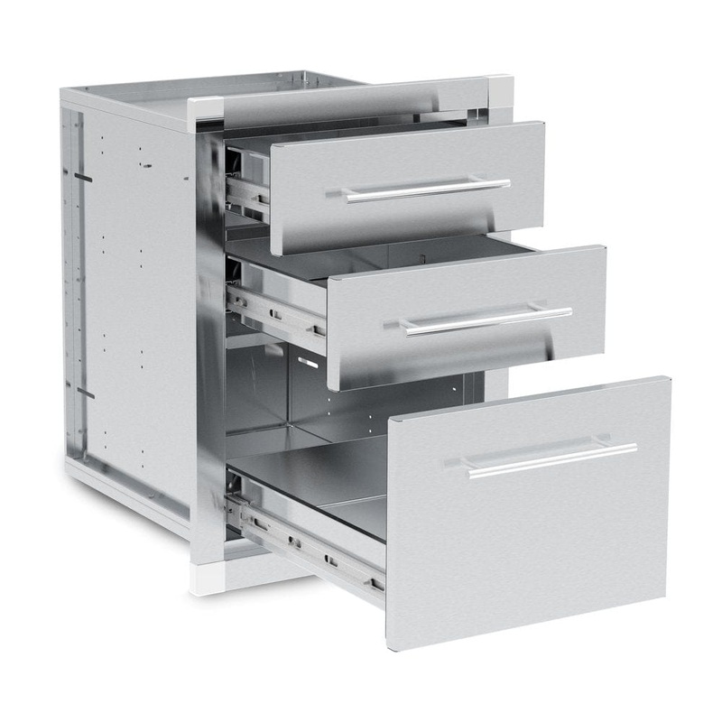 Broil King Enclosed 3 Drawer Assembly - 800510