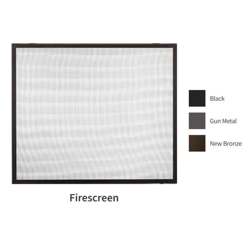Heat & Glo 42" Firescreen Front - Gunmetal - FS-42STIFT-GM
