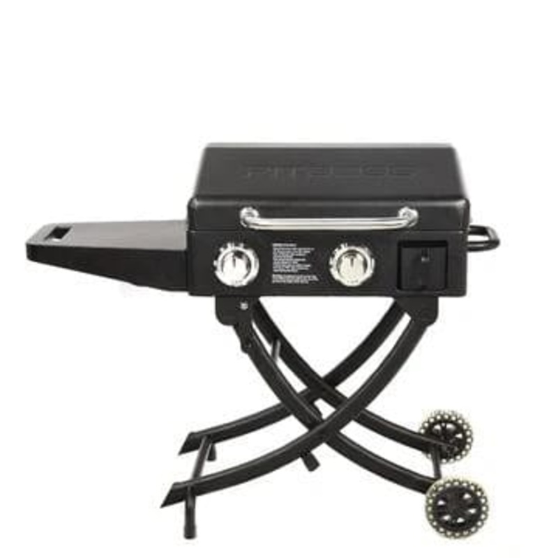 Pit Boss Sportsman Portable 2-Burner Gas Griddle w/ Legs
