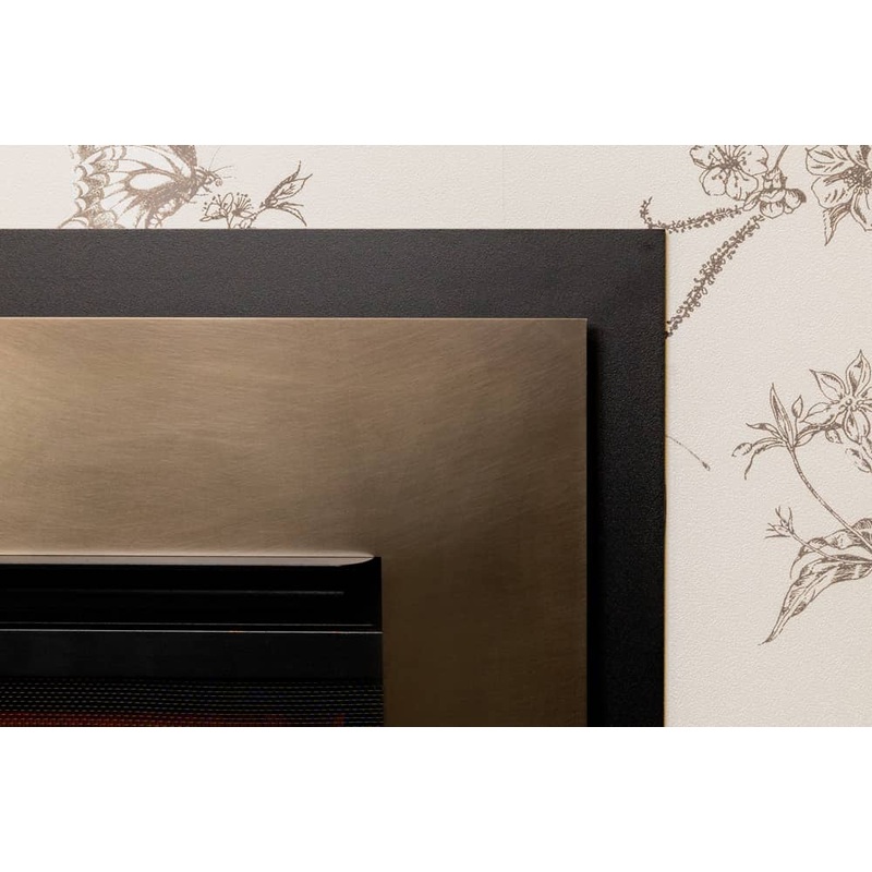 Valor 4-Sided Ledgeview Front - Aged Steel (P2 Gas Fireplace) - 246LFAS