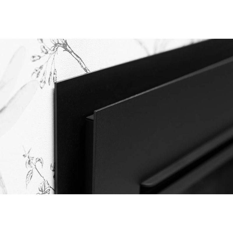 Valor 4-Sided Ledgeview Front - Black (P2 Gas Fireplace) - 246LFB