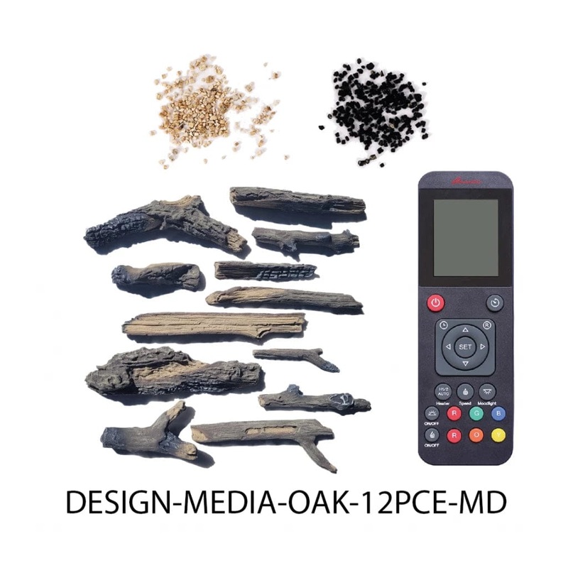 Amantii OAK - 12 Medium Piece Media Kit - DESIGN-MEDIA-OAK-12PCE-MD