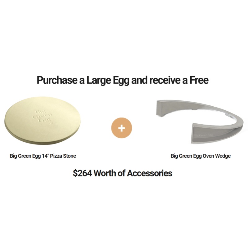 Big Green Egg Pizza Promo 2024 ($264 value!)