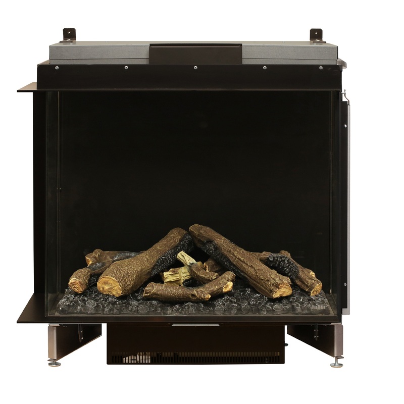 Dimplex OptiMyst e-MatriX Two-Sided 37" Left-Facing Built-in Water Vapor Fireplace