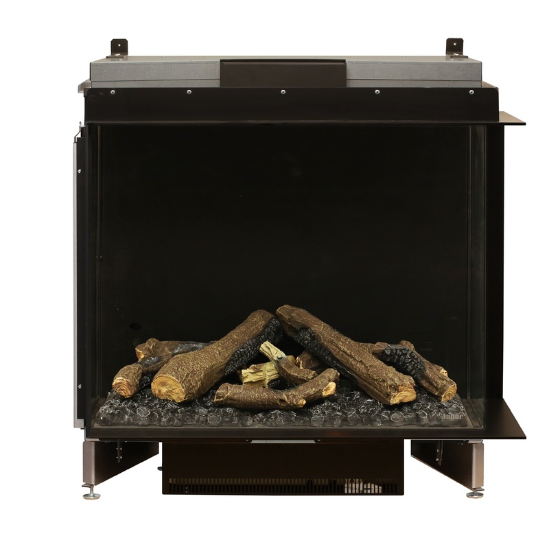 Dimplex OptiMyst e-MatriX Two-Sided 37" Right-Facing Built-in Water Vapor Fireplace