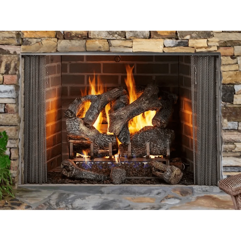 Heat & Glo Cottagewood 36" Outdoor Wood-Burning Fireplace