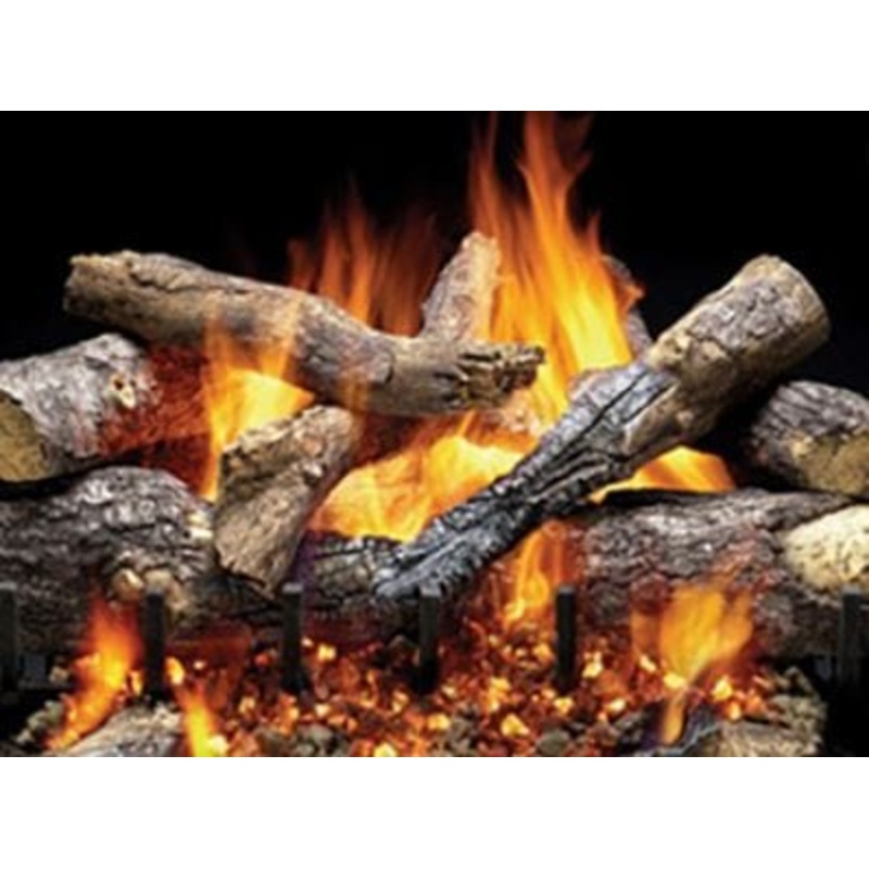 Majestic Fireside Series Grand Oak 18" 3-Tier Gas Log Set